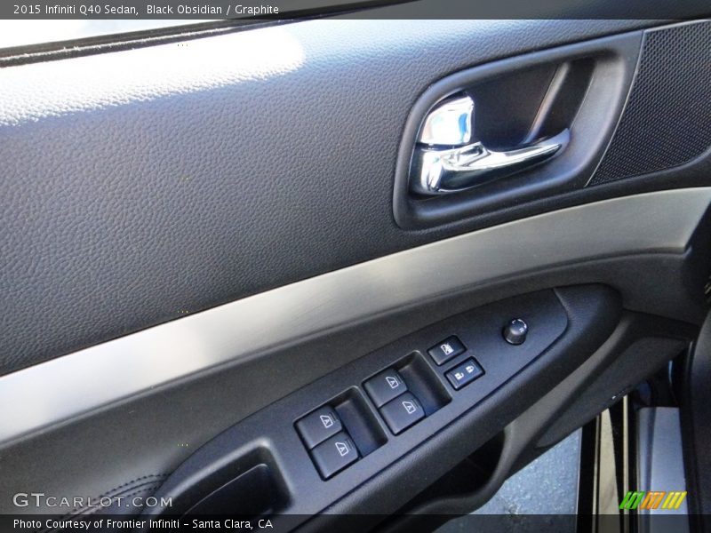 Black Obsidian / Graphite 2015 Infiniti Q40 Sedan