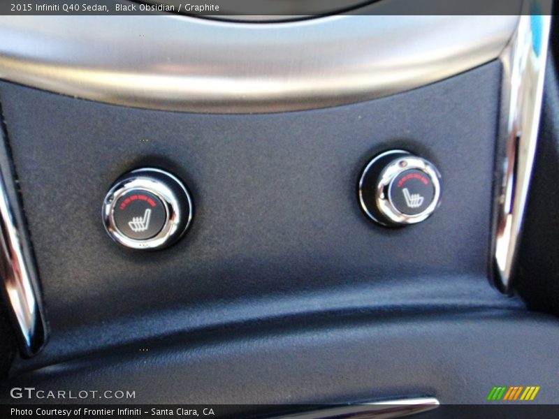 Black Obsidian / Graphite 2015 Infiniti Q40 Sedan