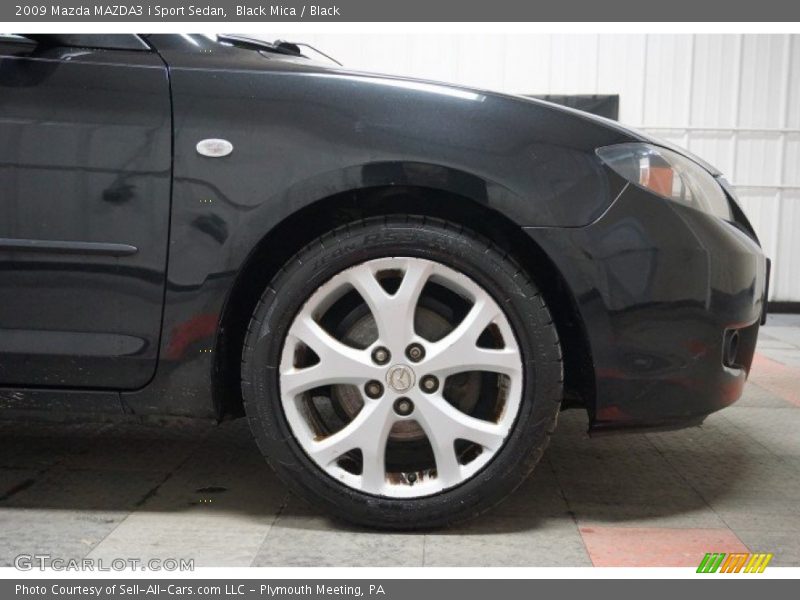 Black Mica / Black 2009 Mazda MAZDA3 i Sport Sedan