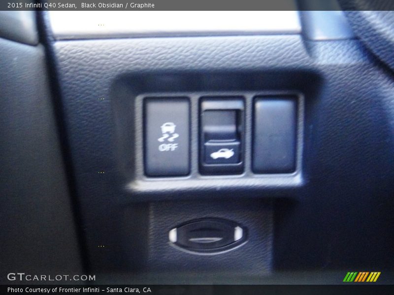 Black Obsidian / Graphite 2015 Infiniti Q40 Sedan