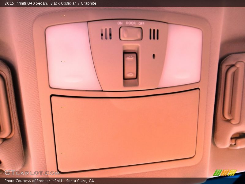Black Obsidian / Graphite 2015 Infiniti Q40 Sedan