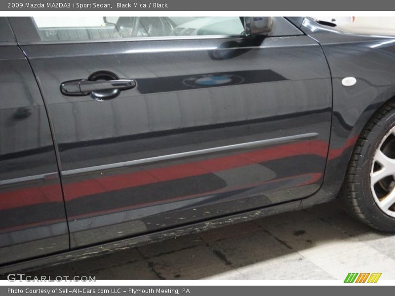 Black Mica / Black 2009 Mazda MAZDA3 i Sport Sedan