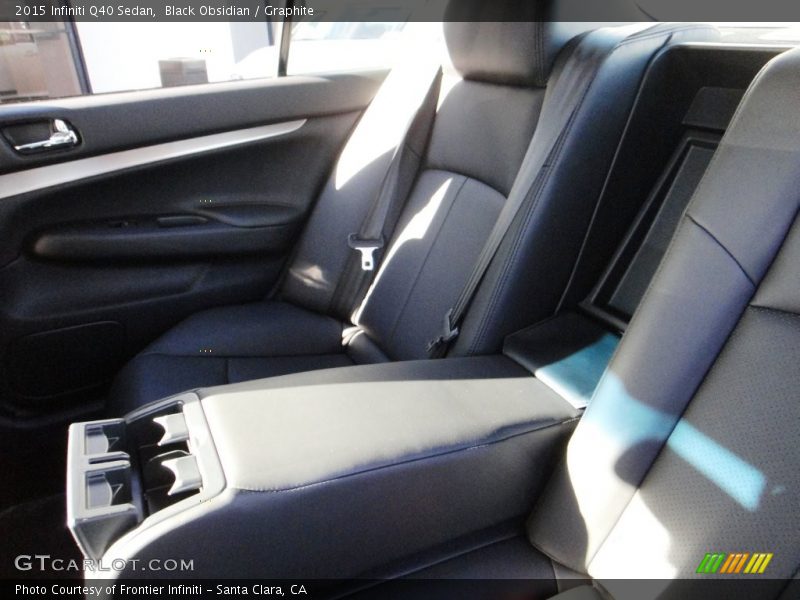Black Obsidian / Graphite 2015 Infiniti Q40 Sedan