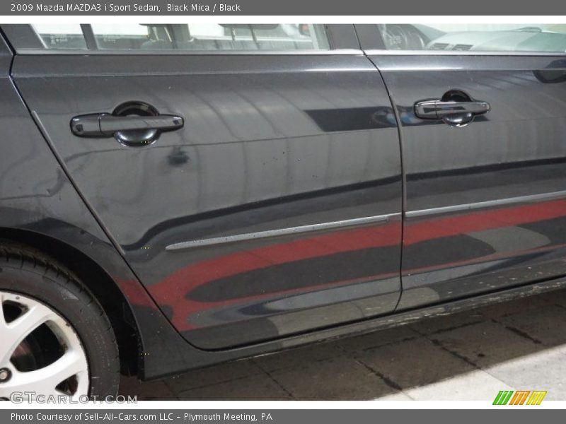Black Mica / Black 2009 Mazda MAZDA3 i Sport Sedan