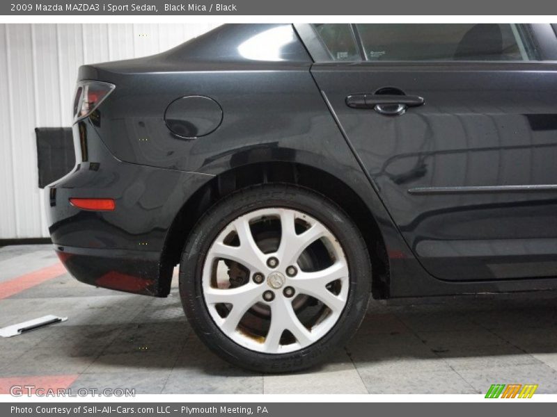 Black Mica / Black 2009 Mazda MAZDA3 i Sport Sedan