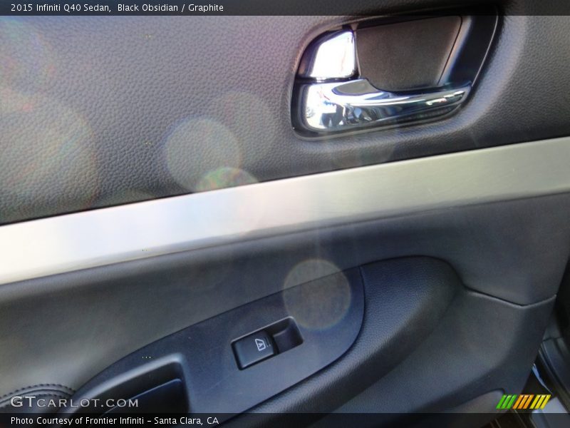Black Obsidian / Graphite 2015 Infiniti Q40 Sedan