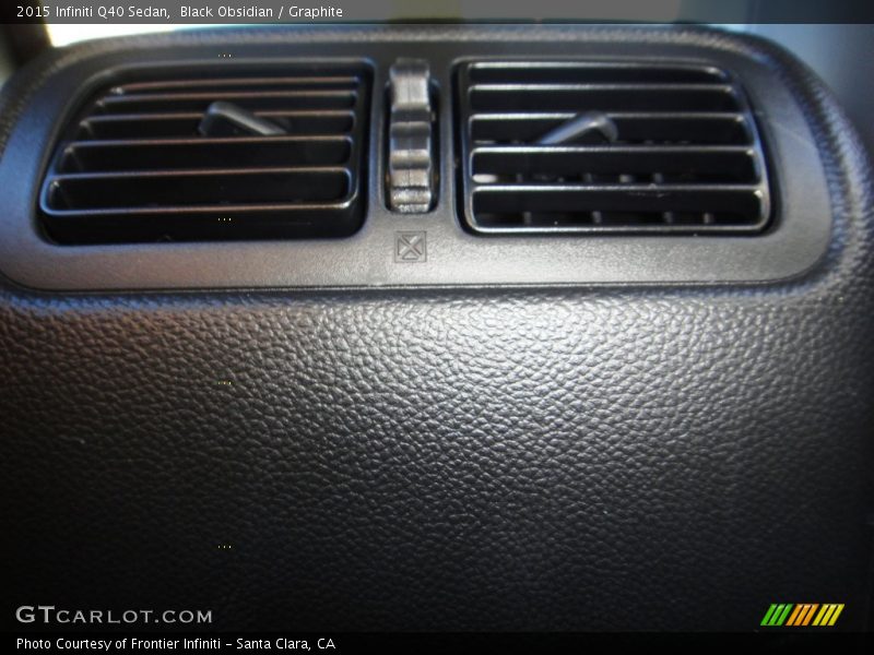 Black Obsidian / Graphite 2015 Infiniti Q40 Sedan