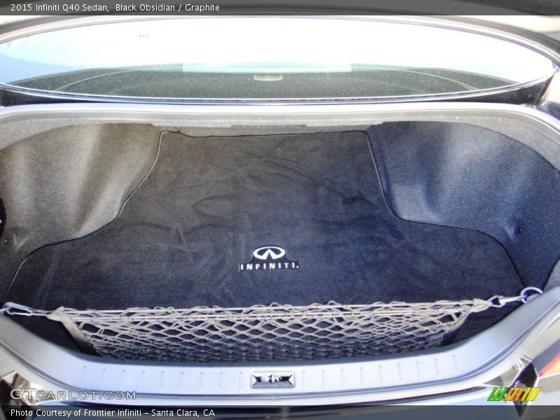 Black Obsidian / Graphite 2015 Infiniti Q40 Sedan