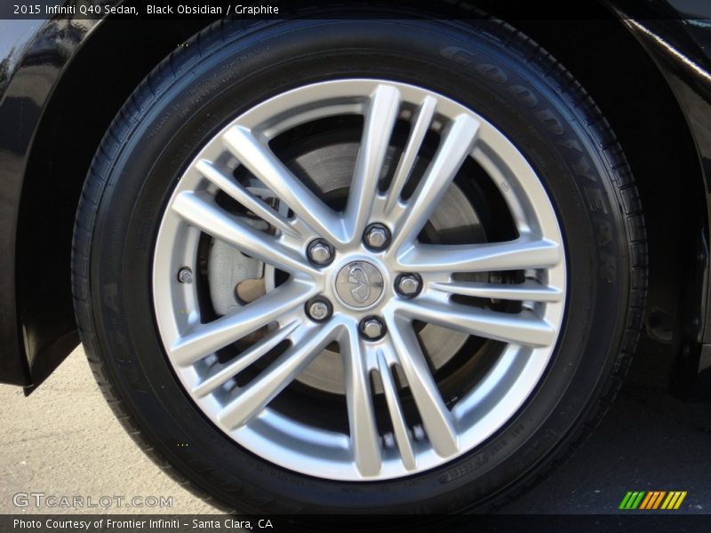 Black Obsidian / Graphite 2015 Infiniti Q40 Sedan