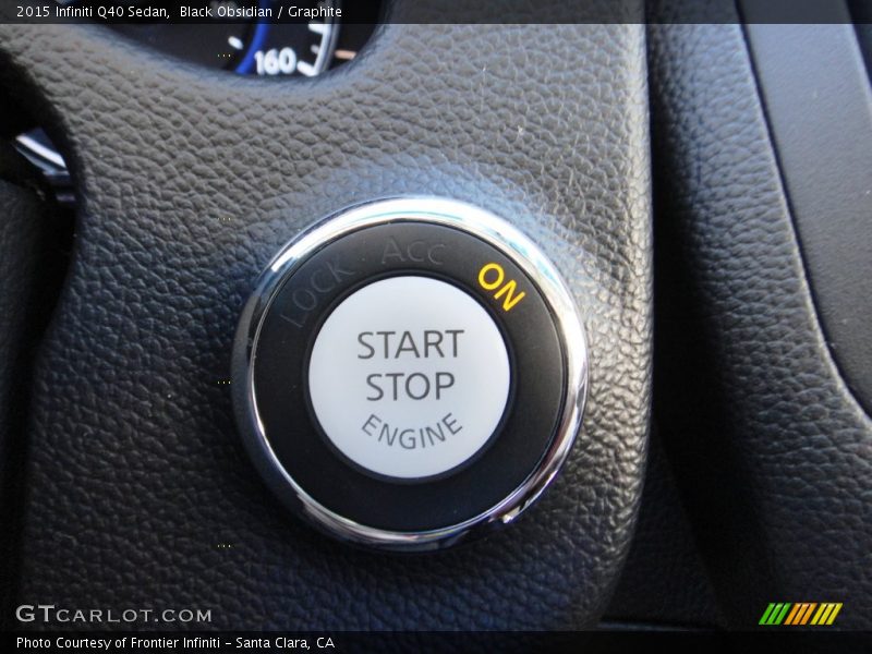 Black Obsidian / Graphite 2015 Infiniti Q40 Sedan