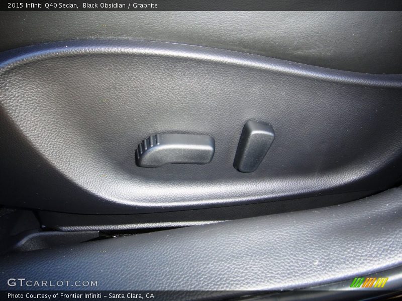 Black Obsidian / Graphite 2015 Infiniti Q40 Sedan
