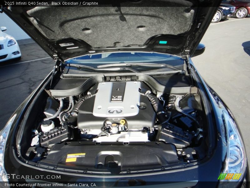 Black Obsidian / Graphite 2015 Infiniti Q40 Sedan