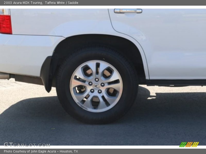 Taffeta White / Saddle 2003 Acura MDX Touring