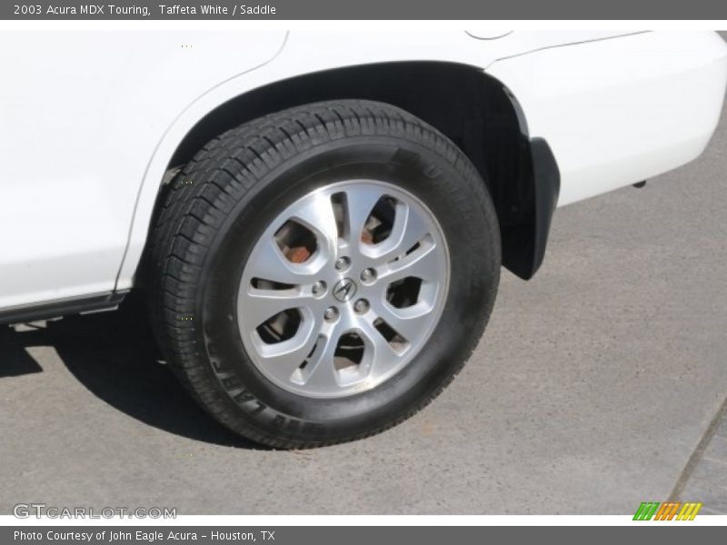 Taffeta White / Saddle 2003 Acura MDX Touring