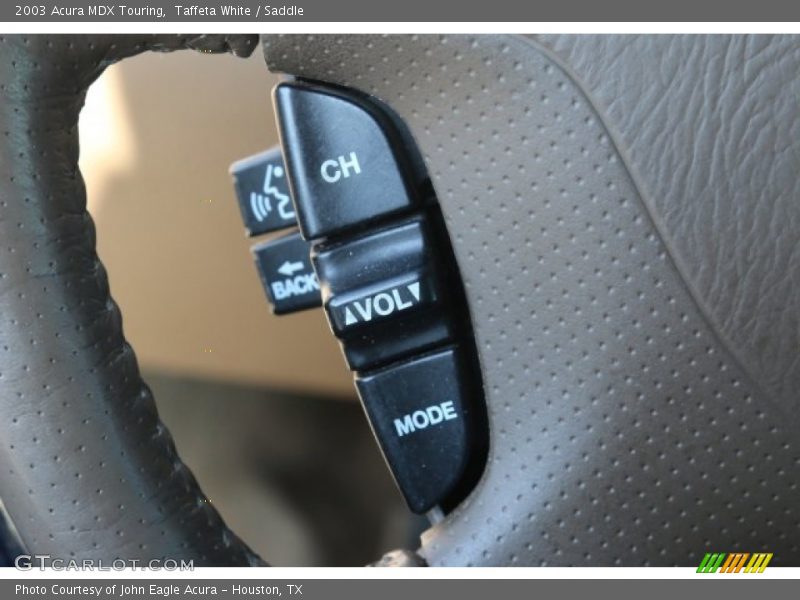 Taffeta White / Saddle 2003 Acura MDX Touring