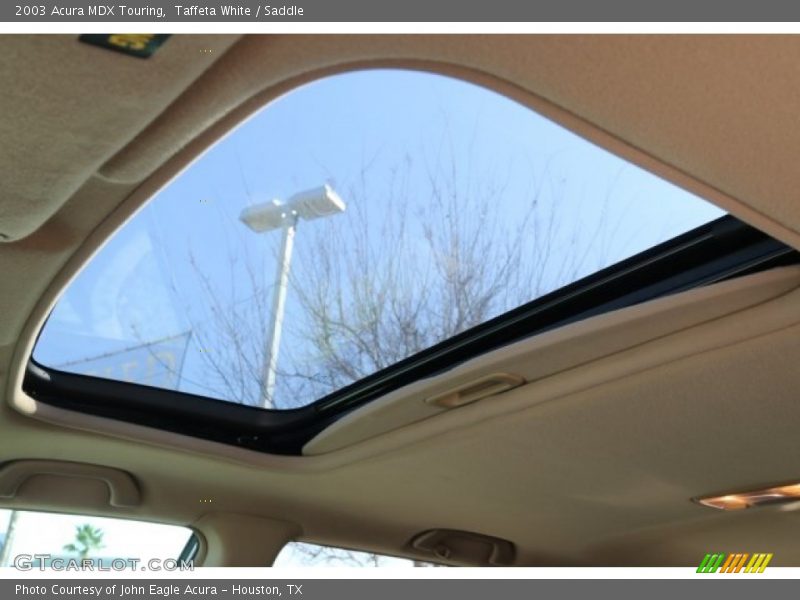 Taffeta White / Saddle 2003 Acura MDX Touring