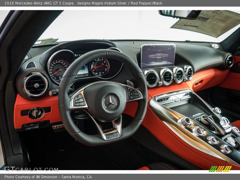 Red Pepper/Black Interior - 2016 AMG GT S Coupe 