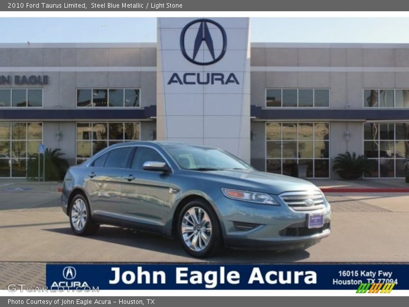 Steel Blue Metallic / Light Stone 2010 Ford Taurus Limited