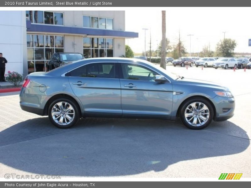 Steel Blue Metallic / Light Stone 2010 Ford Taurus Limited