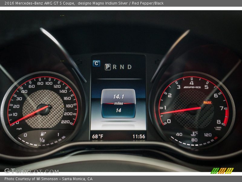  2016 AMG GT S Coupe Coupe Gauges