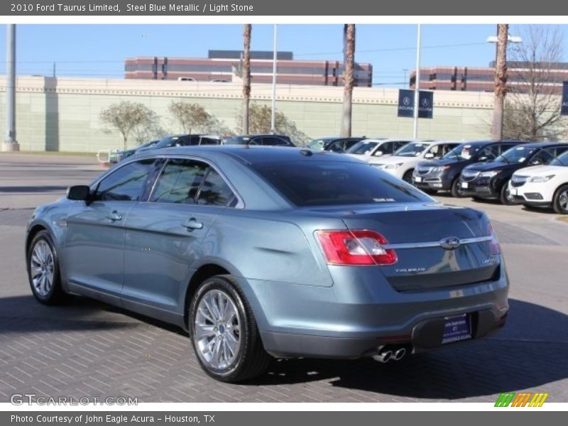 Steel Blue Metallic / Light Stone 2010 Ford Taurus Limited