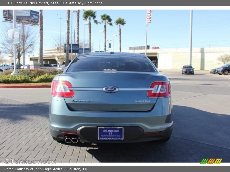 Steel Blue Metallic / Light Stone 2010 Ford Taurus Limited