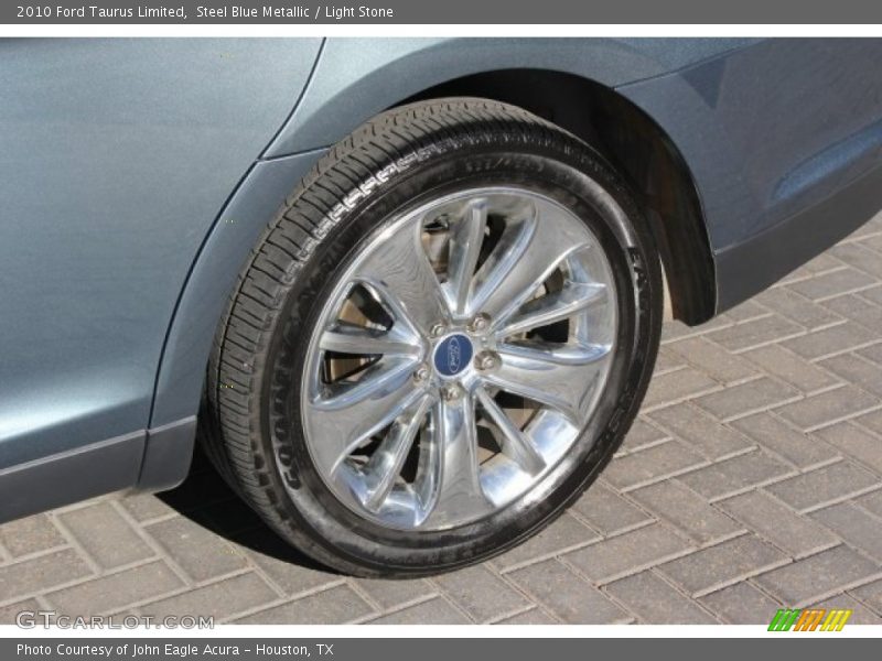 Steel Blue Metallic / Light Stone 2010 Ford Taurus Limited