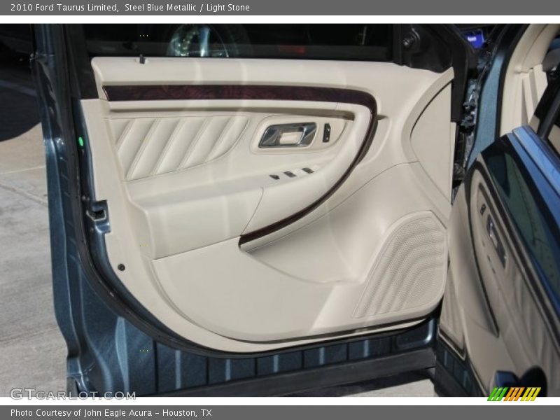 Steel Blue Metallic / Light Stone 2010 Ford Taurus Limited
