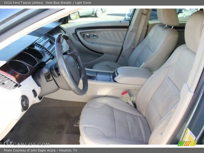 Steel Blue Metallic / Light Stone 2010 Ford Taurus Limited
