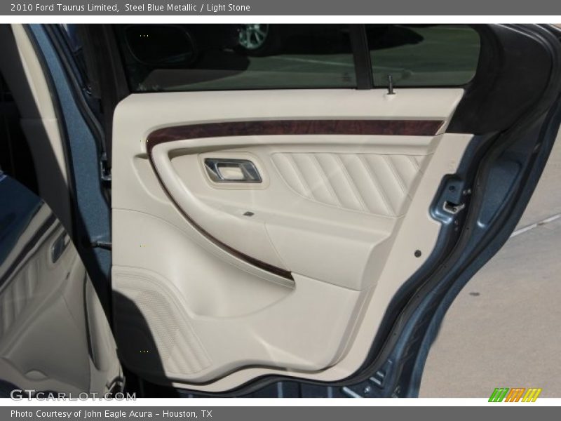 Steel Blue Metallic / Light Stone 2010 Ford Taurus Limited