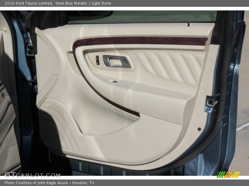 Steel Blue Metallic / Light Stone 2010 Ford Taurus Limited