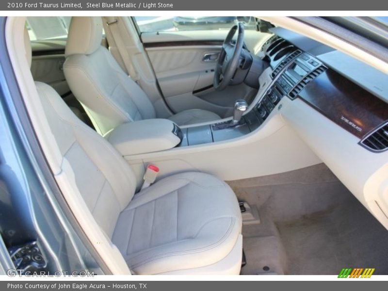 Steel Blue Metallic / Light Stone 2010 Ford Taurus Limited