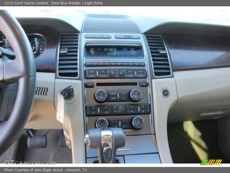 Steel Blue Metallic / Light Stone 2010 Ford Taurus Limited