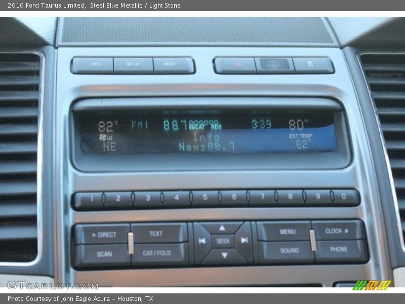Steel Blue Metallic / Light Stone 2010 Ford Taurus Limited