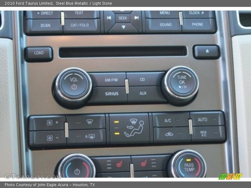 Steel Blue Metallic / Light Stone 2010 Ford Taurus Limited