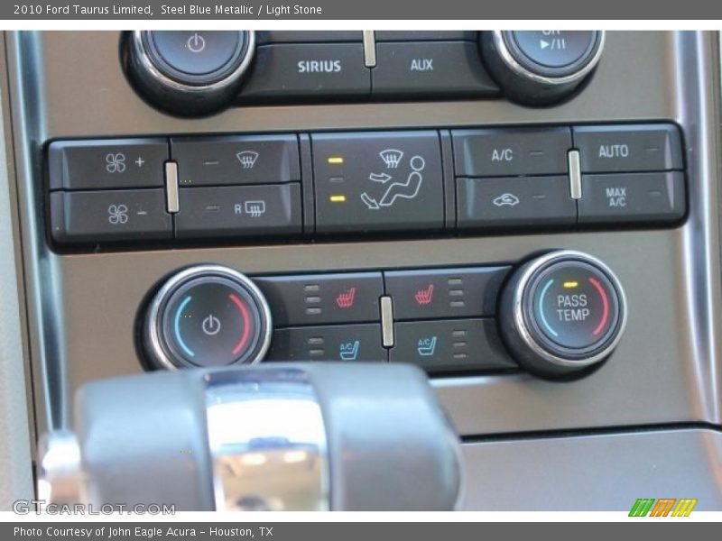 Steel Blue Metallic / Light Stone 2010 Ford Taurus Limited