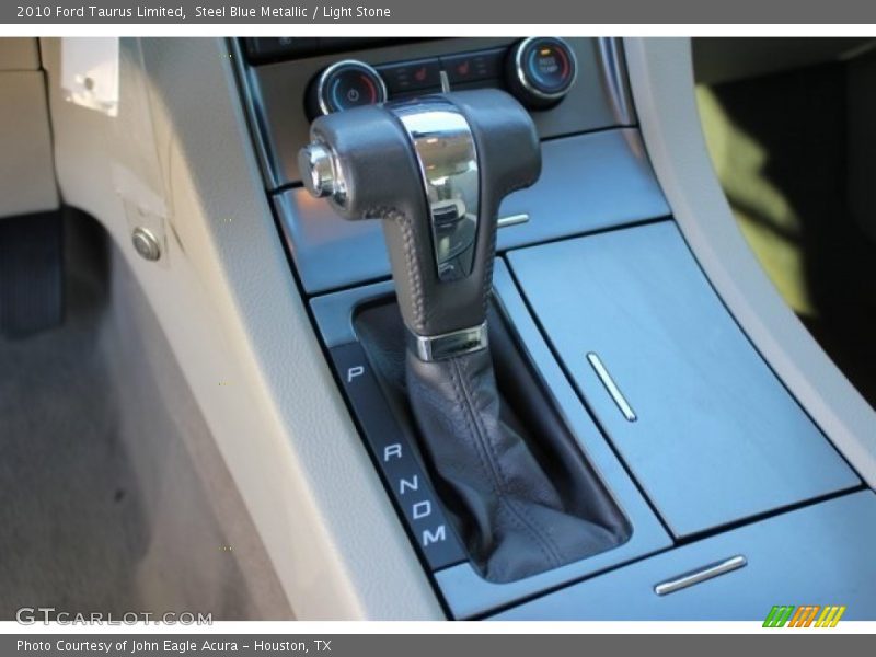 Steel Blue Metallic / Light Stone 2010 Ford Taurus Limited