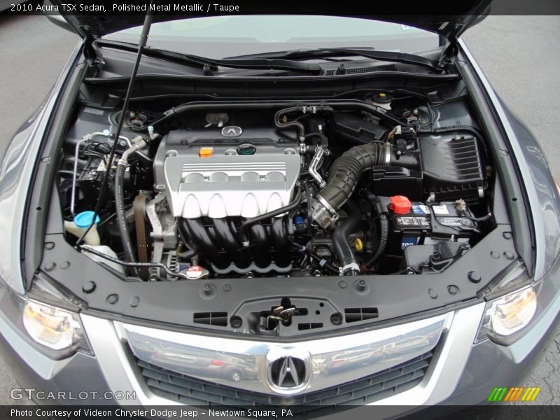 Polished Metal Metallic / Taupe 2010 Acura TSX Sedan
