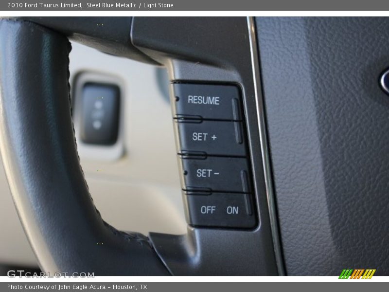 Steel Blue Metallic / Light Stone 2010 Ford Taurus Limited