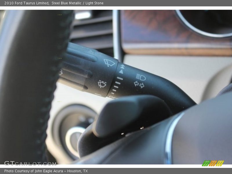 Steel Blue Metallic / Light Stone 2010 Ford Taurus Limited