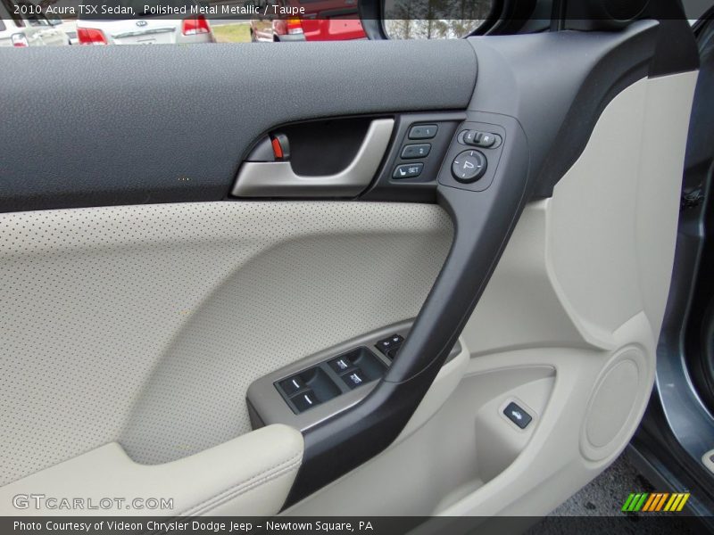 Polished Metal Metallic / Taupe 2010 Acura TSX Sedan