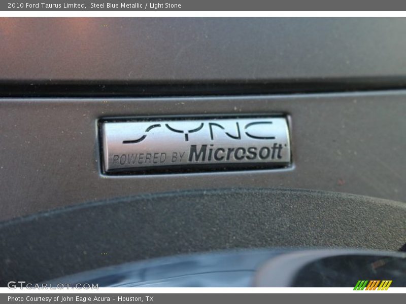 Steel Blue Metallic / Light Stone 2010 Ford Taurus Limited