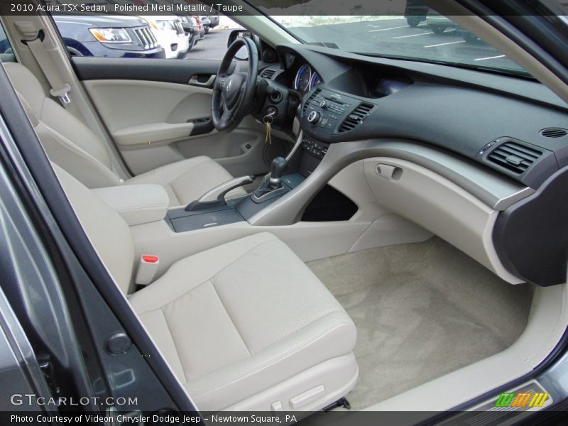 Polished Metal Metallic / Taupe 2010 Acura TSX Sedan