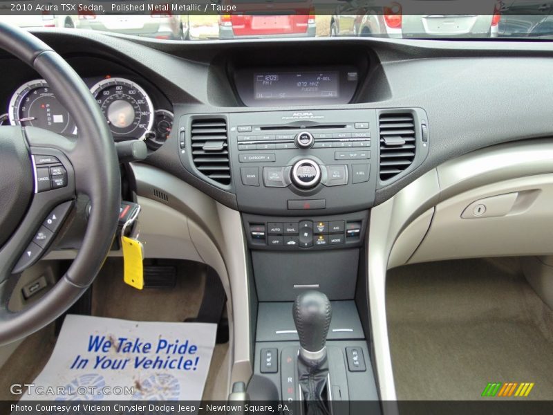Polished Metal Metallic / Taupe 2010 Acura TSX Sedan