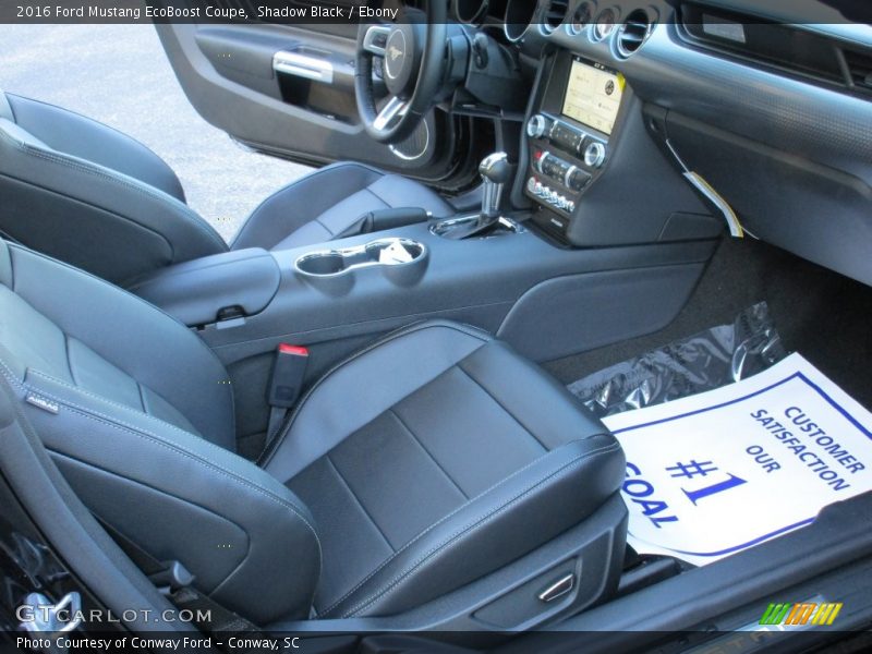 Shadow Black / Ebony 2016 Ford Mustang EcoBoost Coupe