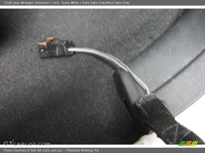 Stone White / Dark Slate Gray/Med Slate Gray 2008 Jeep Wrangler Unlimited X 4x4