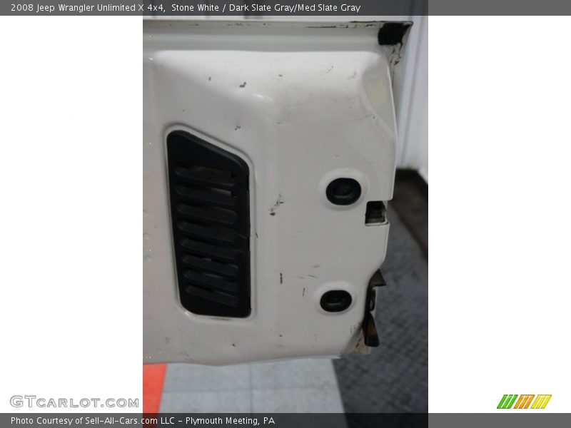 Stone White / Dark Slate Gray/Med Slate Gray 2008 Jeep Wrangler Unlimited X 4x4