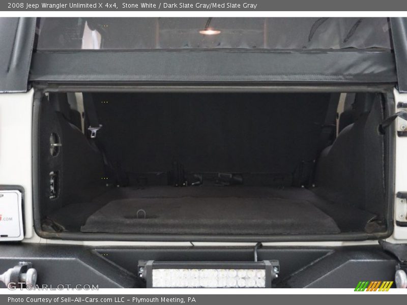 Stone White / Dark Slate Gray/Med Slate Gray 2008 Jeep Wrangler Unlimited X 4x4