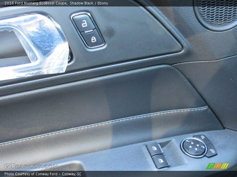 Shadow Black / Ebony 2016 Ford Mustang EcoBoost Coupe