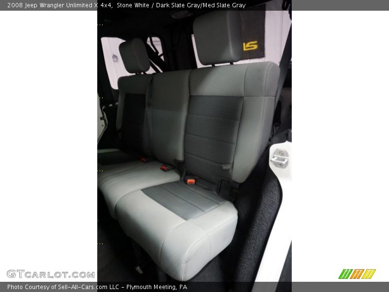 Stone White / Dark Slate Gray/Med Slate Gray 2008 Jeep Wrangler Unlimited X 4x4